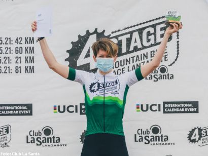 Fernández y Lisbygd lideran la 4 Stage MTB Race Lanzarote a falta de la última etapa