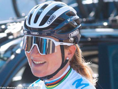 Annemiek van Vleuten, al frente del Movistar Team en el Giro de Italia Femenino