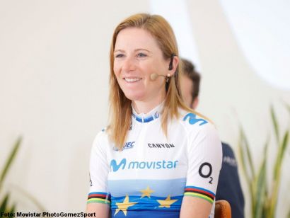 Strade Bianche: Van Vleuten: "Buen trabajo de Movistar, no estamos lejos de la victoria"