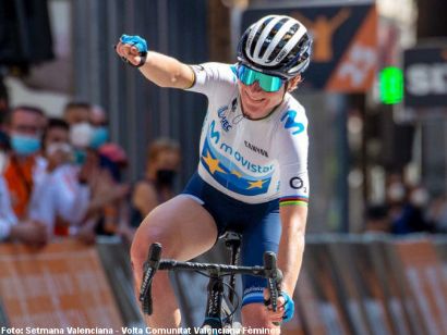 Annemiek Van Vleuten lidera la Setmana Valenciana tras ganar en Gandía