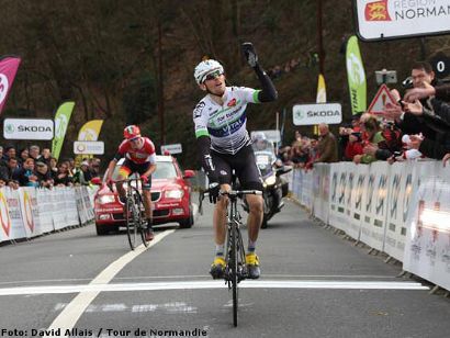 Anthony Delaplace lidera el Tour de Normandía tras ganar la primera etapa