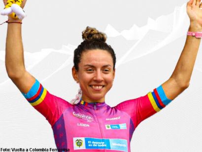 Aranza Villalón gana en Lejanías y es nueva líder de la Vuelta a Colombia femenina