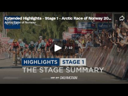 Arctic Race de Noruega 2024: Vídeo resumen de la 1ª etapa