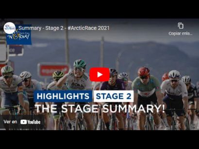 Arctic Race de Noruega 2021: Vídeo resumen de la etapa 2