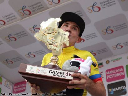 Aristóbulo Cala gana la Vuelta a Colombia 2017 con más de 2 minutos de ventaja