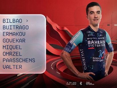 Santiago Buitrago liderar� al Bahrain-Victorious en la �ltima Vuelta a Espa�a de Pello Bilbao