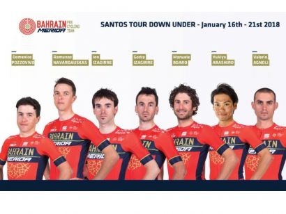 Pozzovivo y los hermanos Izagirre liderará el Bahrain-Merida en el Tour Down Under