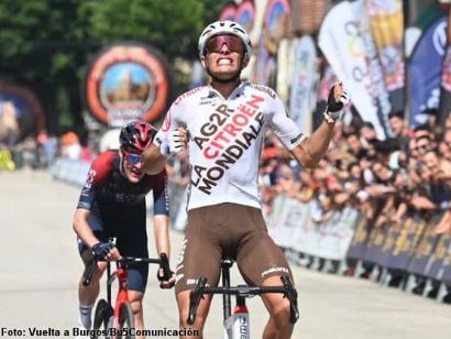 Vuelta a Burgos: Bastien Tronchon: "Aún no me lo creo. Es algo mágico"