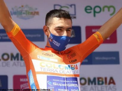 Bernardo Suaza, primer líder de la Vuelta a Colombia 2020