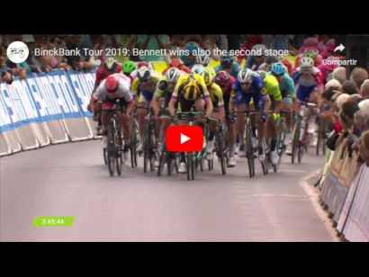 BinckBank Tour 2019: Vídeo del último kilómetro de la etapa 2