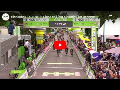 BinckBank Tour 2019: Vídeo del último kilómetro de la etapa 3