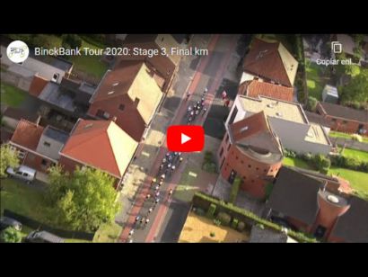 BinckBank Tour 2020: Vídeo del último kilómetro de la etapa 3