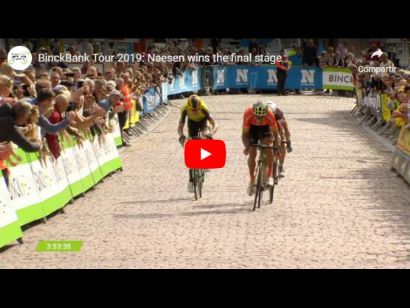 BinckBank Tour 2019: Vídeo del último kilómetro de la etapa 7