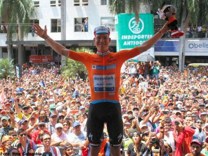 Tour Colombia 2.1: Bob Jungels sorprende en Medellín y es el nuevo líder