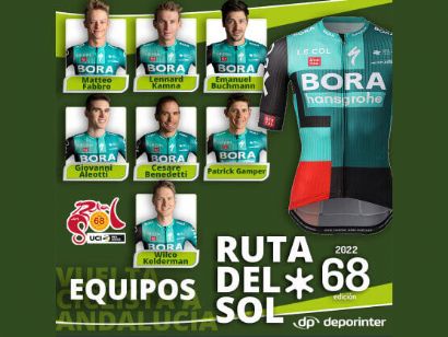 Bora-Hansgrohe, a dar batalla en la Vuelta a Andalucía
