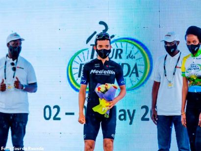 El colombiano Brayan Sánchez, primer líder del Tour de Ruanda