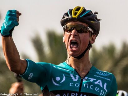 Bryan Coquard, primer líder del Tour de Omán