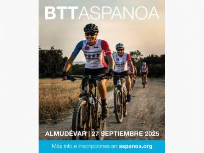 La BTT Aspanoa reunir a un millar de ciclistas solidarios contra el cncer infantil el 27 de septiembre en Almudvar