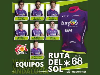 Burgos-BH, a la Vuelta a Andalucía con Dani Navarro y Juan Antonio López-Cózar