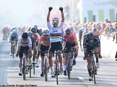 La campeona del Mundo Elisa Balsamo se lleva la Brujas-La Panne