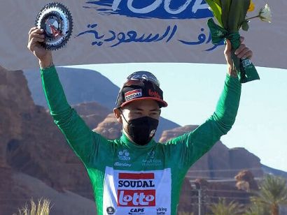 Caleb Ewan, primer líder del Saudi Tour