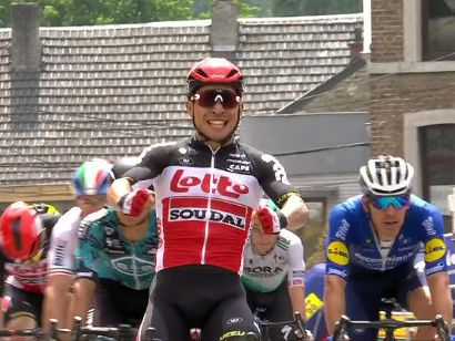 Vuelta a Bélgica: Caleb Ewan repite victoria, Remco Evenepoel sigue líder