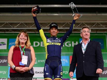 Tour de Gran Bretaña: Caleb Ewan también se impone en la sexta, Lars Boom sigue líder