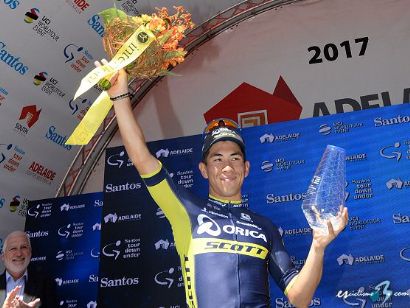 Tour Down Under: Caleb Ewan consigue el triplete y Richie Porte sigue líder