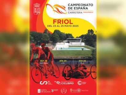Friol acoge este fin de semana el Campeonato de España de Ciclismo Paralímpico en carretera