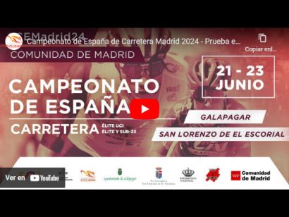 Campeonato de Espaa de Ciclismo: Imgenes en vivo de la prueba en lnea [TV streaming]