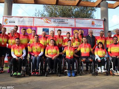 El Campeonato de España de Ciclismo Paralímpico comienza con unas grandes CRI en Viveiro