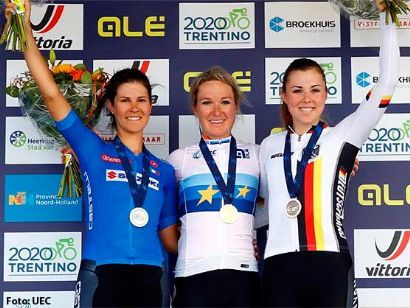 Campeonato de Europa: Amy Pieters logra el oro en la prueba en ruta