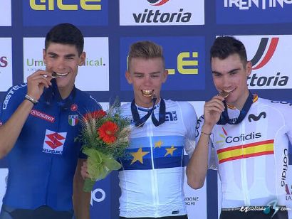 Campeonatos de Europa: Thibau Nys, Campeón de Europa, Juan Ayuso tercero