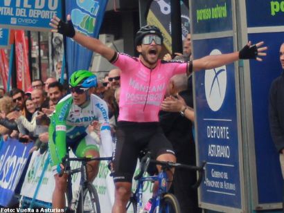 Vuelta a Asturias: Julian Quintero: "Hoy corrimos como los grandes"