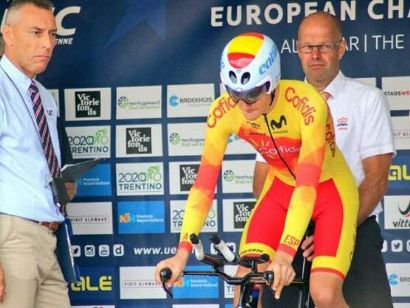 Campeonato de Europa: Carlos Rodríguez, decimoctavo en la contrarreloj junior