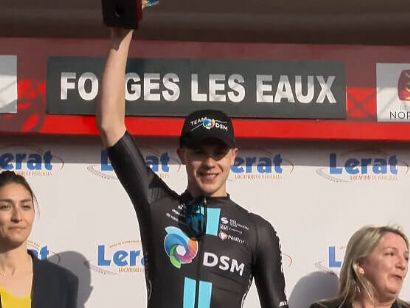 Tour de Normandía: Casper Van Uden gana la segunda etapa, Mathis Le Berre sigue líder
