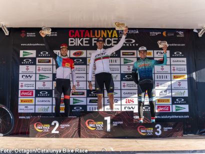 Tiago Ferreira y Vera Looser, primeros líderes de la Catalunya Bike Race
