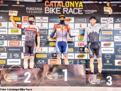 Ever Alejandro Gómez y Naima Madlen, primeros líderes de la Catalunya Bike Race
