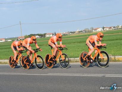 Semana Coppi y Bartali: Clasificaciones completas tras la contrarreloj por equipos