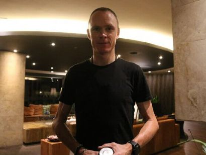 Chris Froome llega a Medellín para correr el Tour Colombia 2.1