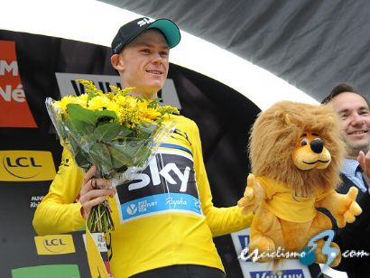 Critérium del Dauphiné: Chris Froome gana la quinta y es el nuevo líder