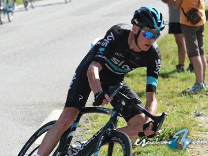 Critrium del Dauphin: Chris Froome: "En el sprint ataqu desde demasiado lejos"