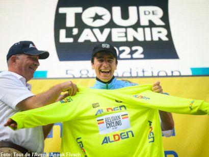 Tour del Porvenir: Cian Uijtdebroeks repite victoria en La Toussuire para vestirse de amarillo