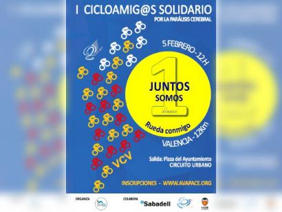 Cicloamig@s Solidario, el 5 de febrero en el marco de la Volta a la Comunitat Valenciana