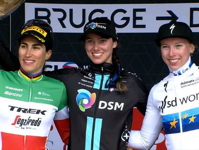 Pfeiffer Georgi sorprende a las favoritas en la Clásica Brujas-La Panne Femenina