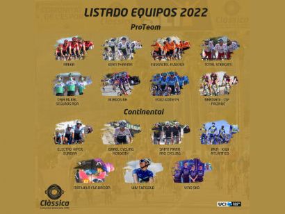 Listado oficial de corredores inscritos en la Clàssica Comunitat Valenciana