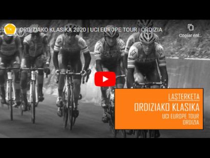 Vídeo resumen de la Clásica de Ordizia 2020