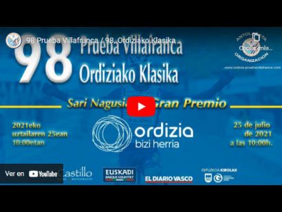 Sigue en directo las imgenes de TV de la Clsica de Ordizia 2021 [Vdeo streaming]