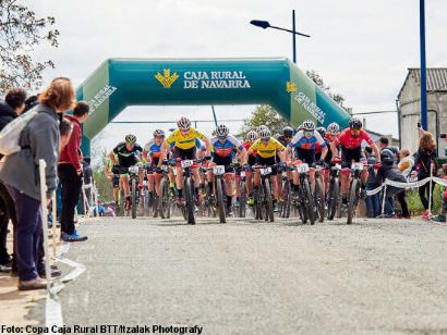 Copa Caja Rural BTT: César Manso y Estibaliz Sagardoy, sin rival en Dicastillo