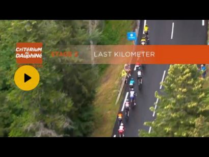 Critérium del Dauphiné 2020: Vídeo del último kilómetro de la etapa 2